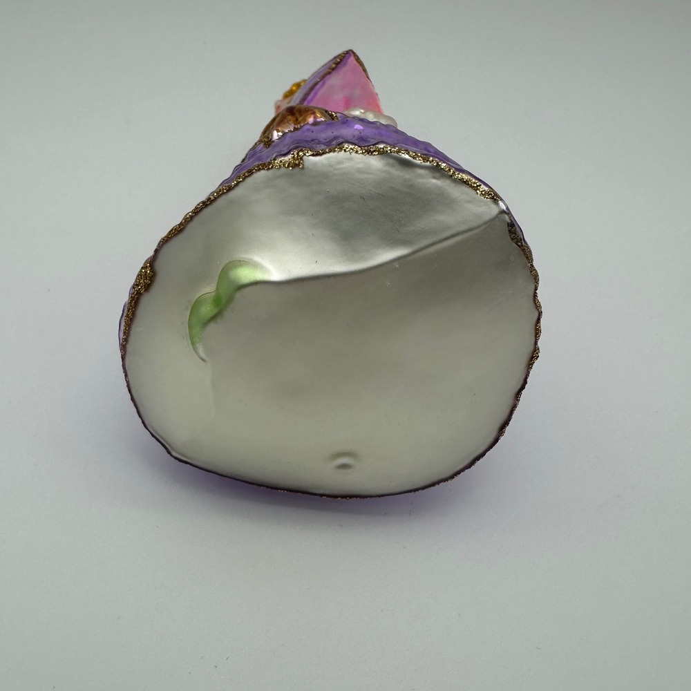 Vintage Blown Glass Cinderella Fairy Godmother Christmas Ornament Kurt Adler - Picture 8 of 11